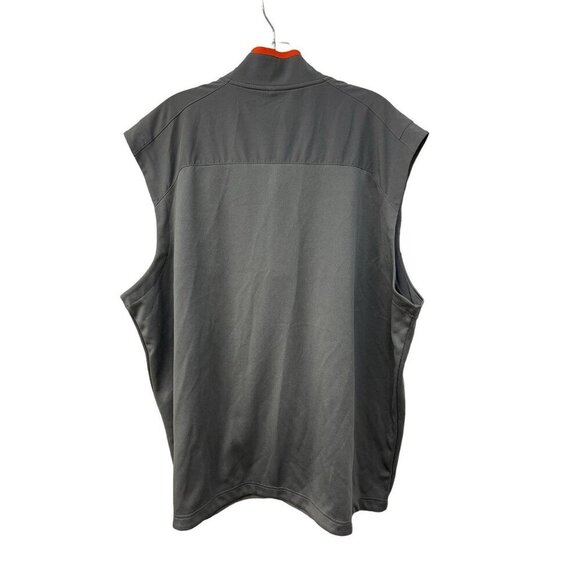 NIKE Athletic Performance Sleeveless Windbreaker Golf Vest Jacket XXL Half Zip - Picture 7 of 9